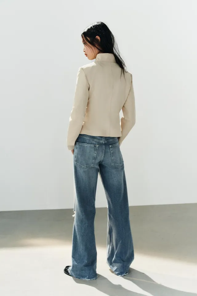 DOUBLE-BREASTED BUTTON BLAZER – image 5