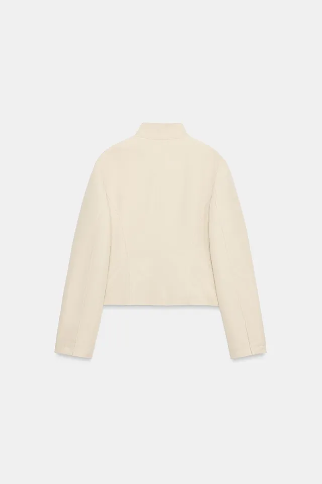 DOUBLE-BREASTED BUTTON BLAZER – image 7