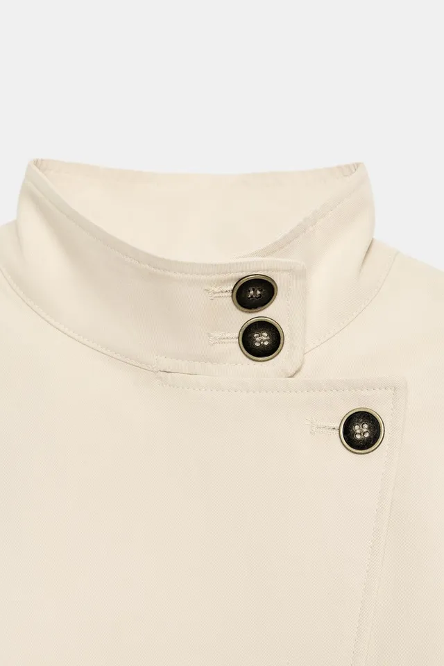 DOUBLE-BREASTED BUTTON BLAZER – image 8