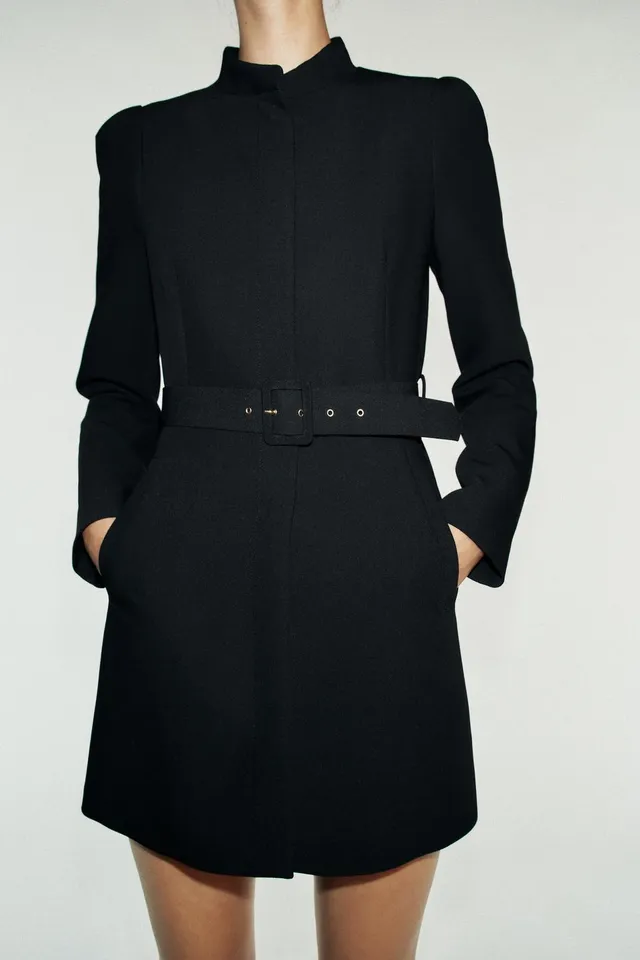 LONG BLAZER WITH BELT – image 2