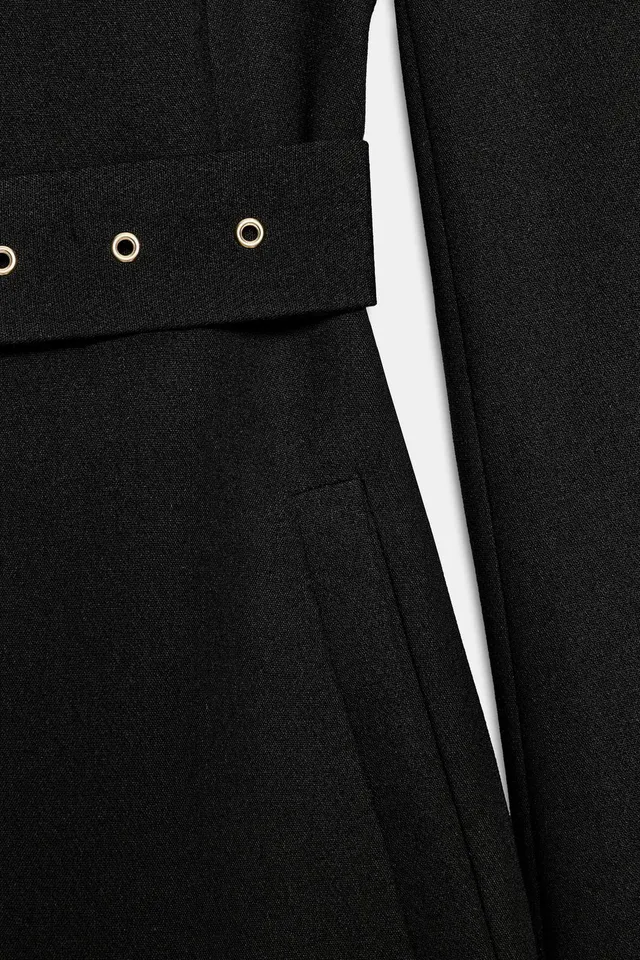 LONG BLAZER WITH BELT – image 9