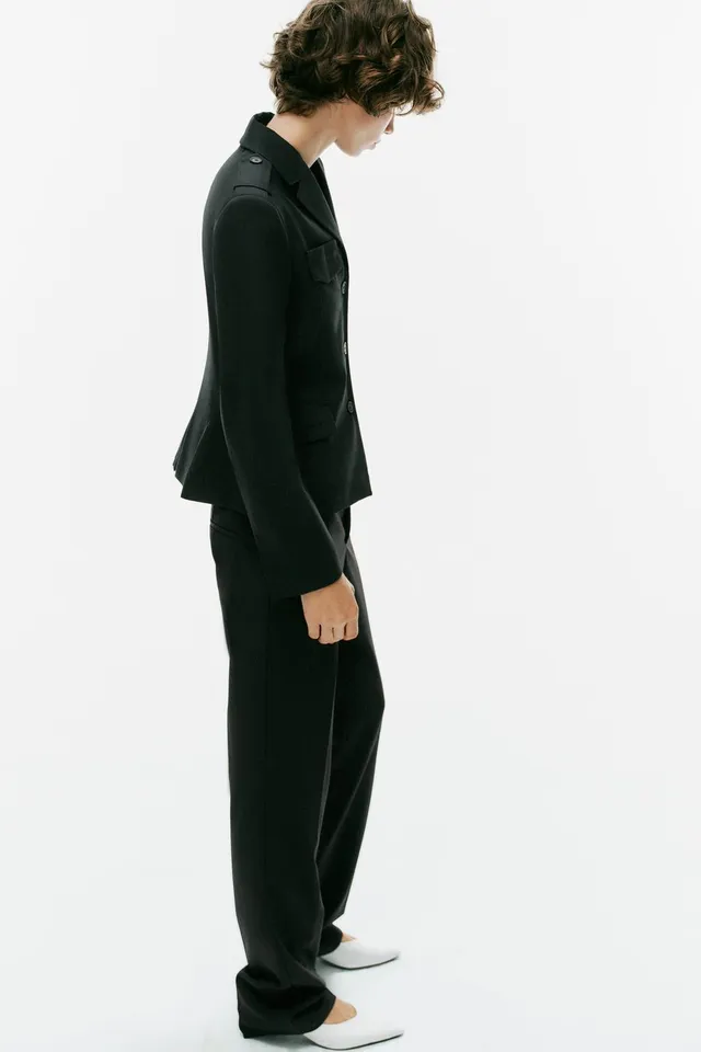 CROPPED LAPEL BLAZER – image 6