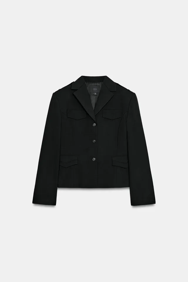 CROPPED LAPEL BLAZER – image 8