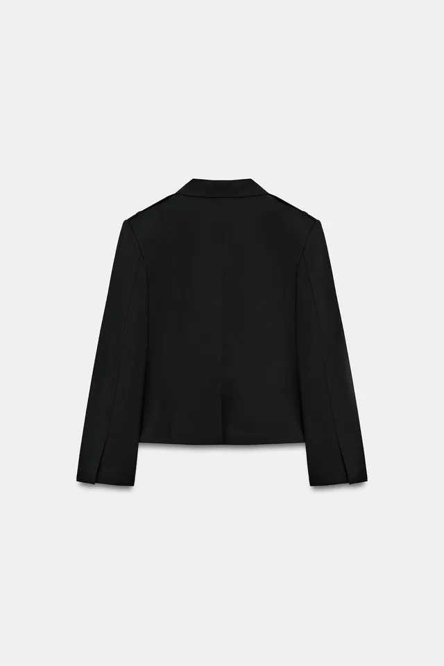 CROPPED LAPEL BLAZER – image 9