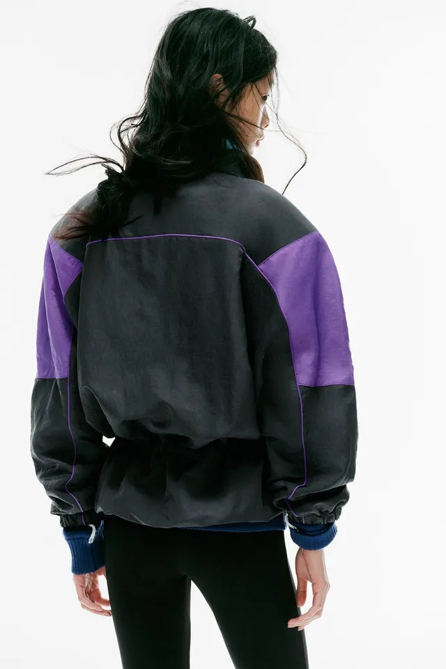 CONTRAST JACKET WITH SHOULDER PADS – image 5
