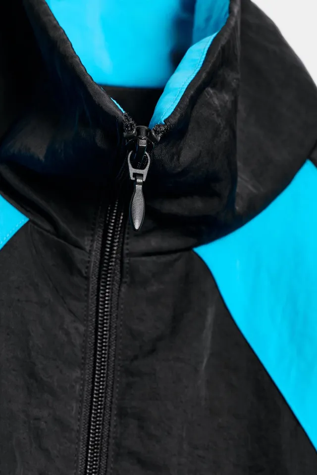 CONTRAST JACKET WITH SHOULDER PADS – image 8