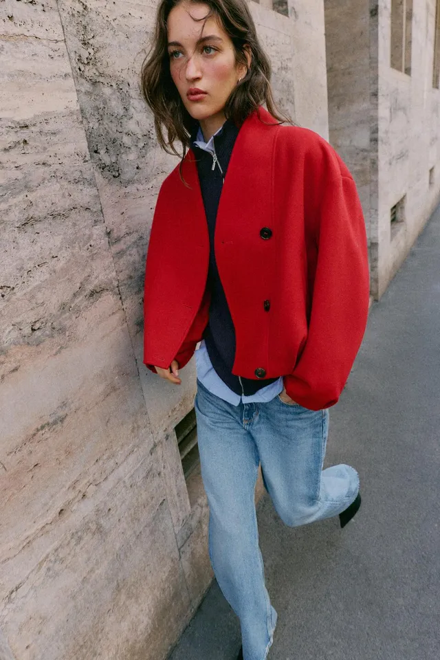 SOFT DOUBLE-BREASTED JACKET – image 4