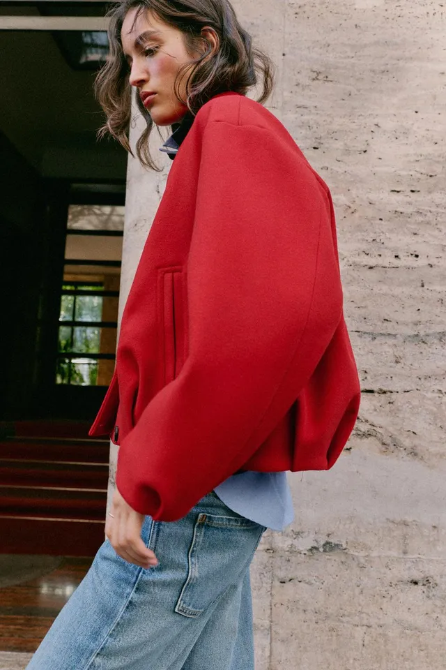 SOFT DOUBLE-BREASTED JACKET – image 5