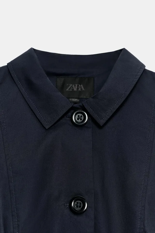 SHORT GATHERED SHOULDER BLAZER – image 9