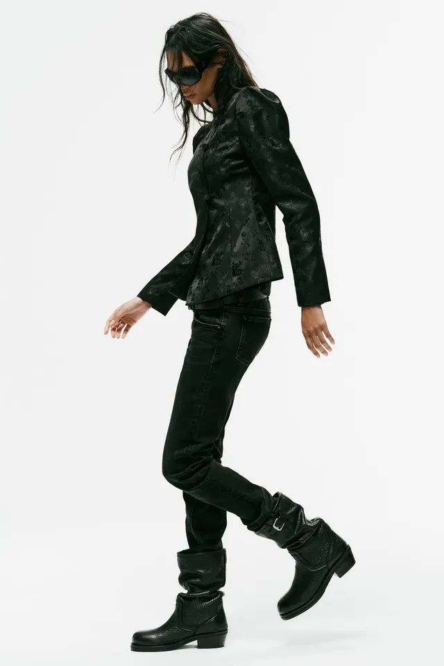 JACQUARD BLAZER WITH FROG FASTENING – image 4