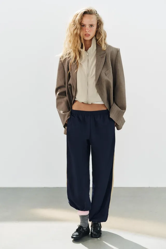 OVERSIZE PINSTRIPE BLAZER