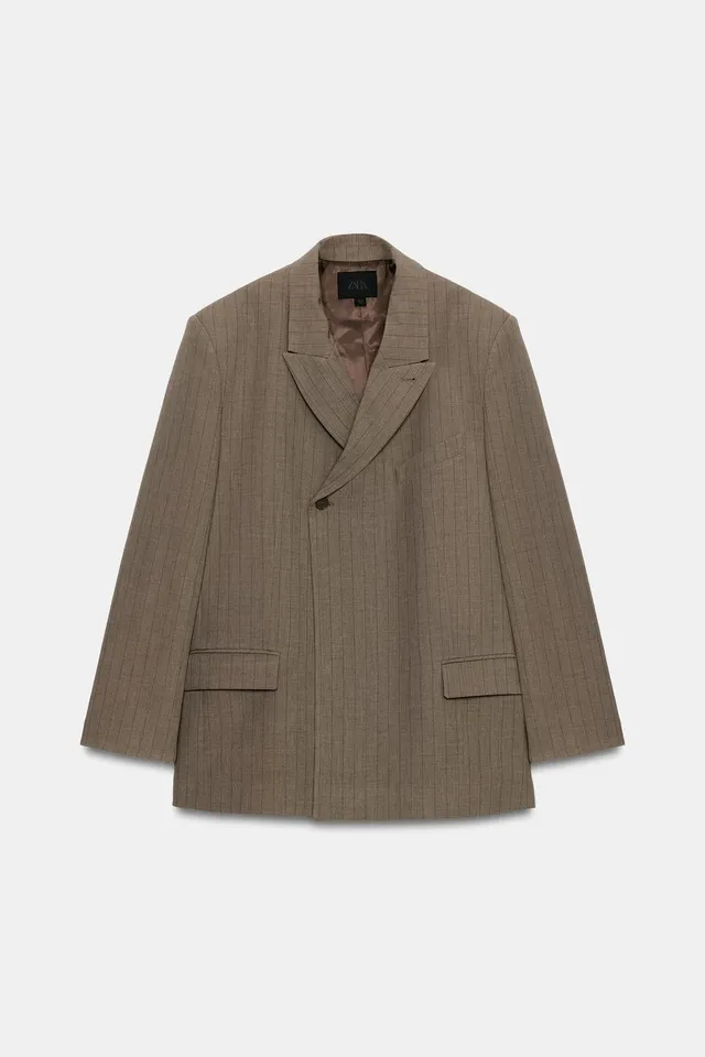OVERSIZE PINSTRIPE BLAZER – image 6