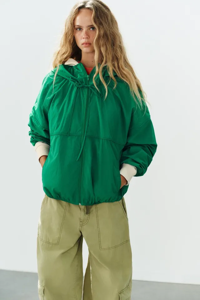 TECHNICAL FABRIC HOODED JACKET – image 2