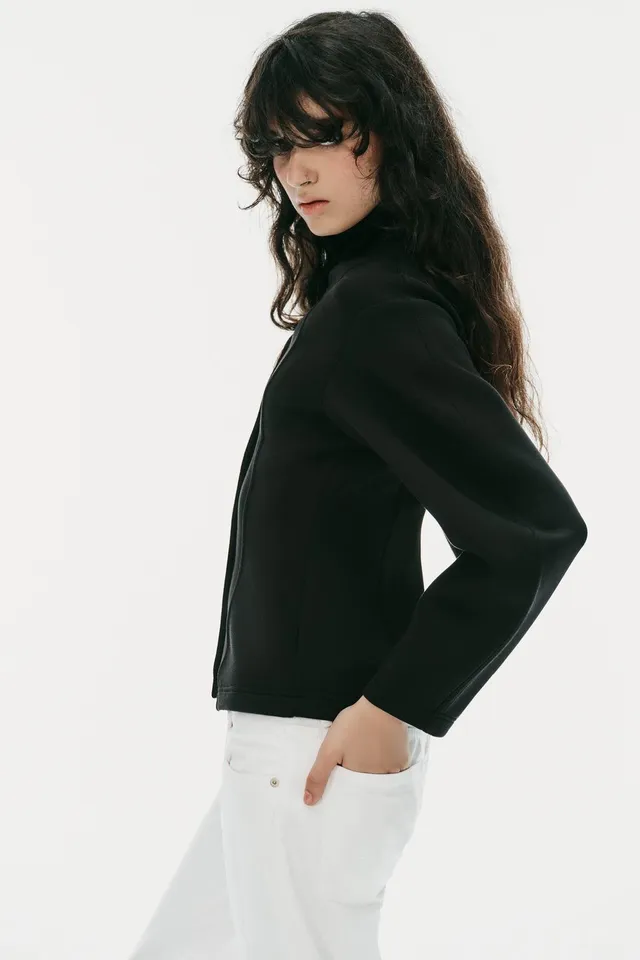 RAISED COLLAR JACKET – image 3