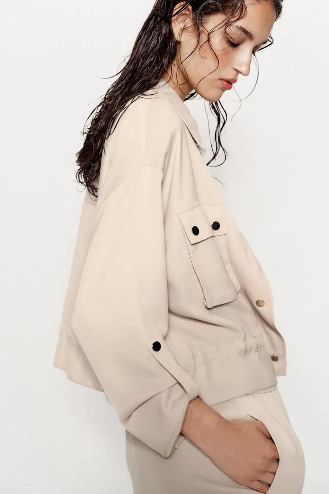ROLLED SLEEVE SAFARI JACKET – image 4