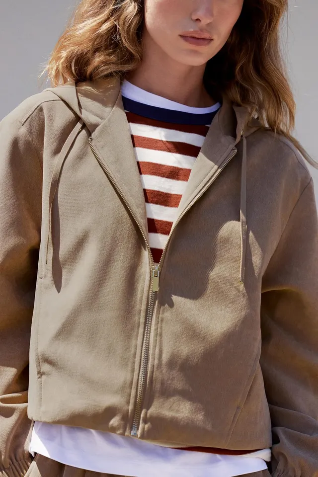 HOODED BOMBER JACKET – image 3