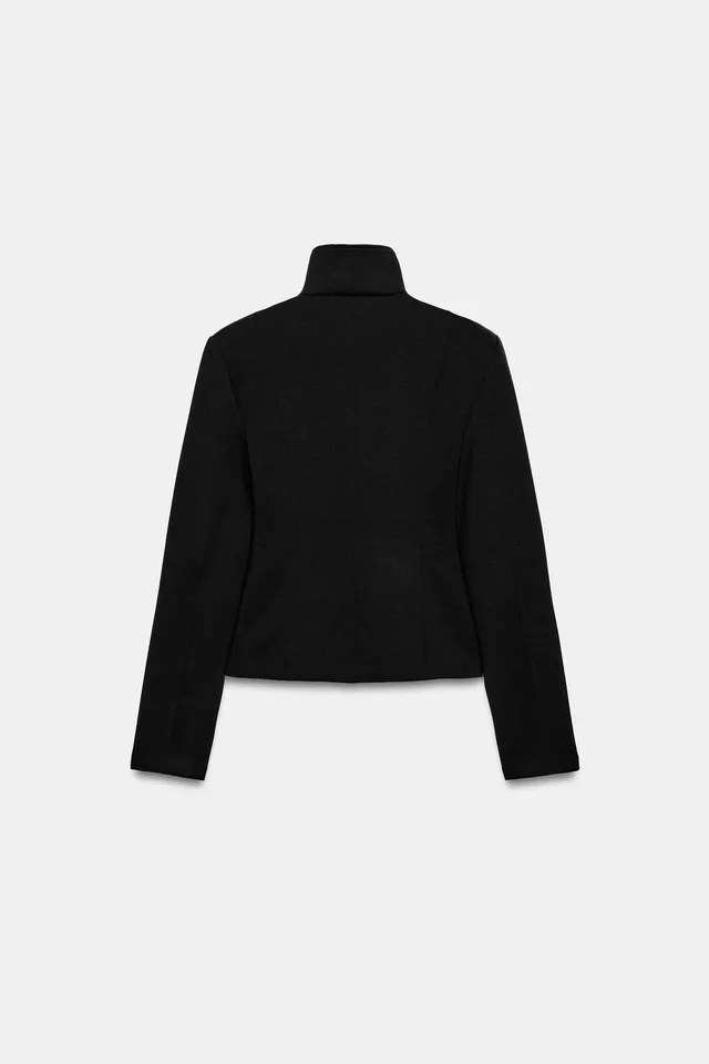 SHOULDER PAD ZIP JACKET – image 6