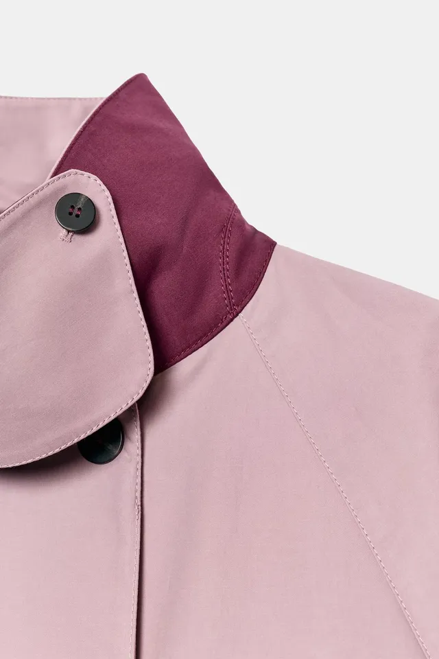 ZW COLLECTION LONG DOUBLE-BREASTED TRENCH COAT – image 10