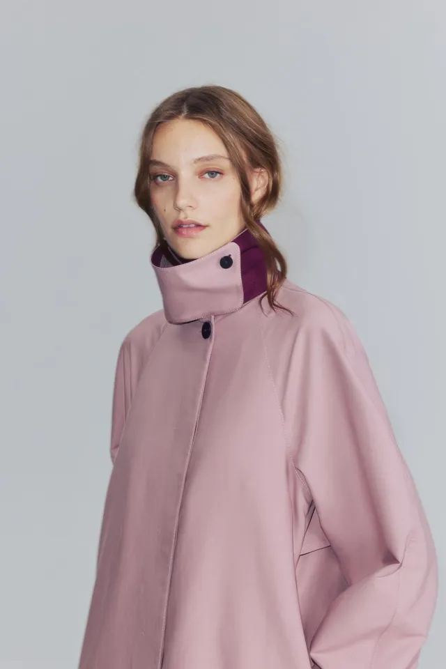 ZW COLLECTION LONG DOUBLE-BREASTED TRENCH COAT – image 2
