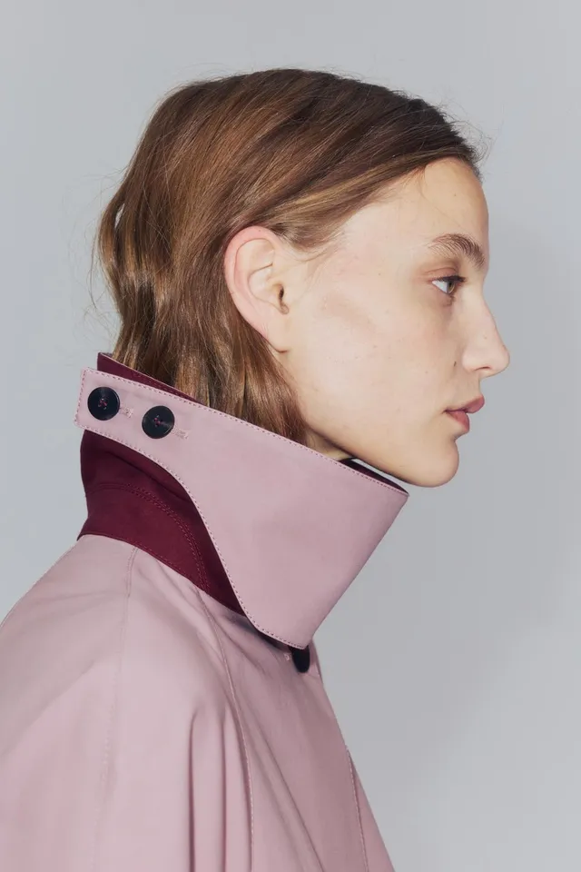 ZW COLLECTION LONG DOUBLE-BREASTED TRENCH COAT – image 6