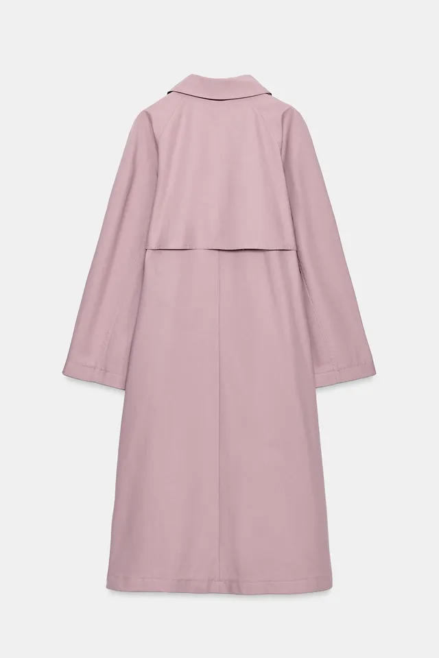ZW COLLECTION LONG DOUBLE-BREASTED TRENCH COAT – image 9