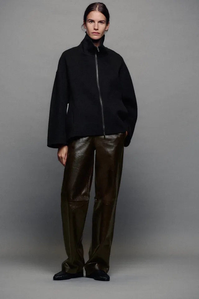 SHORT WOOL BLEND COAT ZW COLLECTION
