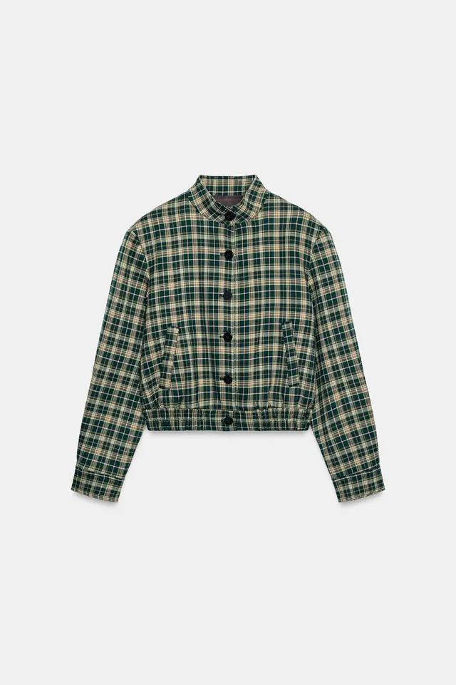 CHECK BOMBER JACKET – image 6