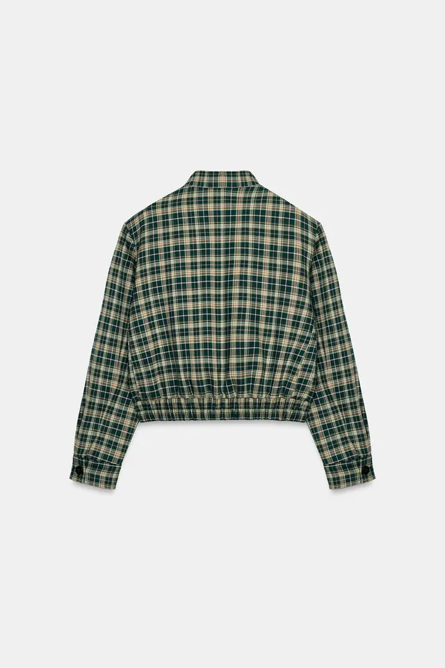 CHECK BOMBER JACKET – image 7