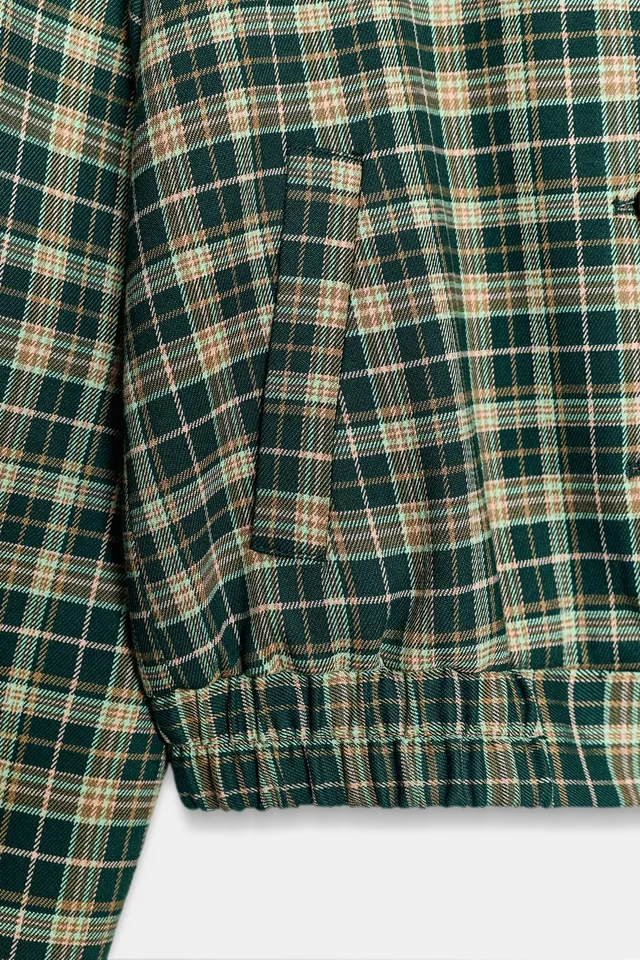 CHECK BOMBER JACKET – image 8