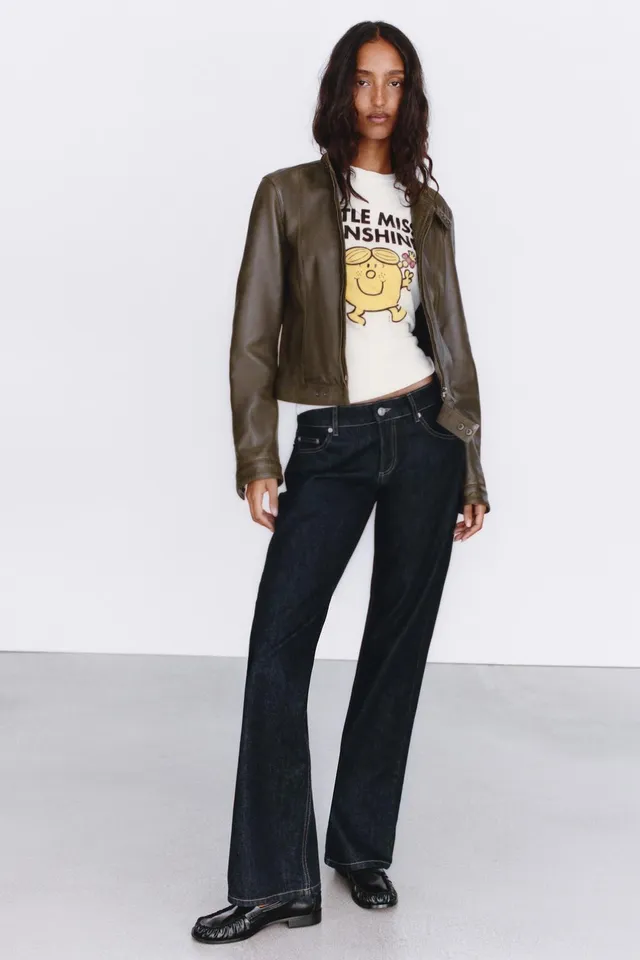 100% LEATHER ZIPPED JACKET