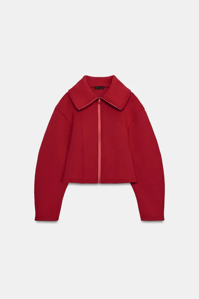 TECHNICAL JACKET WITH VOLUMINOUS SLEEVES