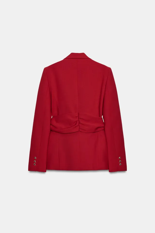 BUCKLE BELT BLAZER – image 6