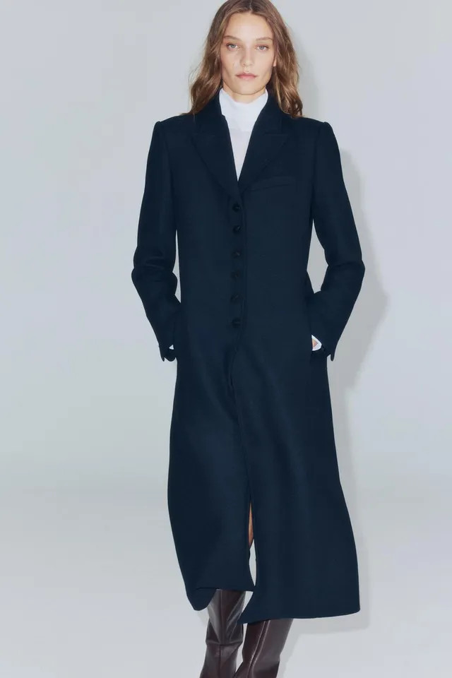 ZW COLLECTION LONG COAT WOOL BLEND – image 3