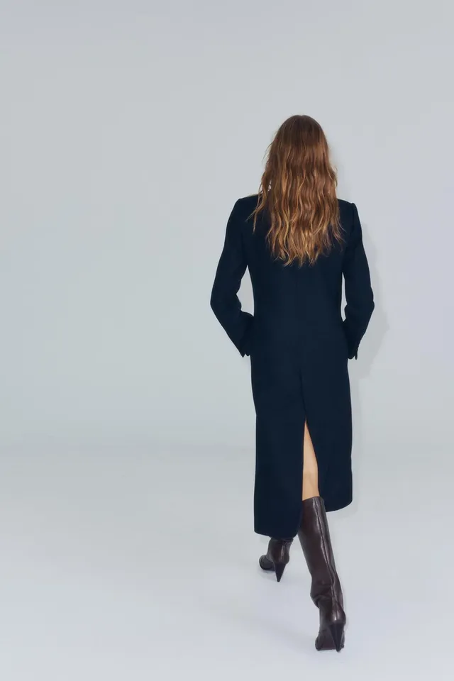 ZW COLLECTION LONG COAT WOOL BLEND – image 4