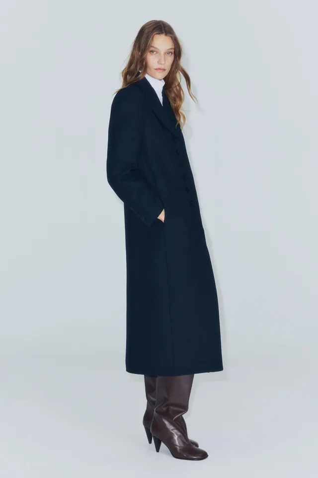 ZW COLLECTION LONG COAT WOOL BLEND – image 6