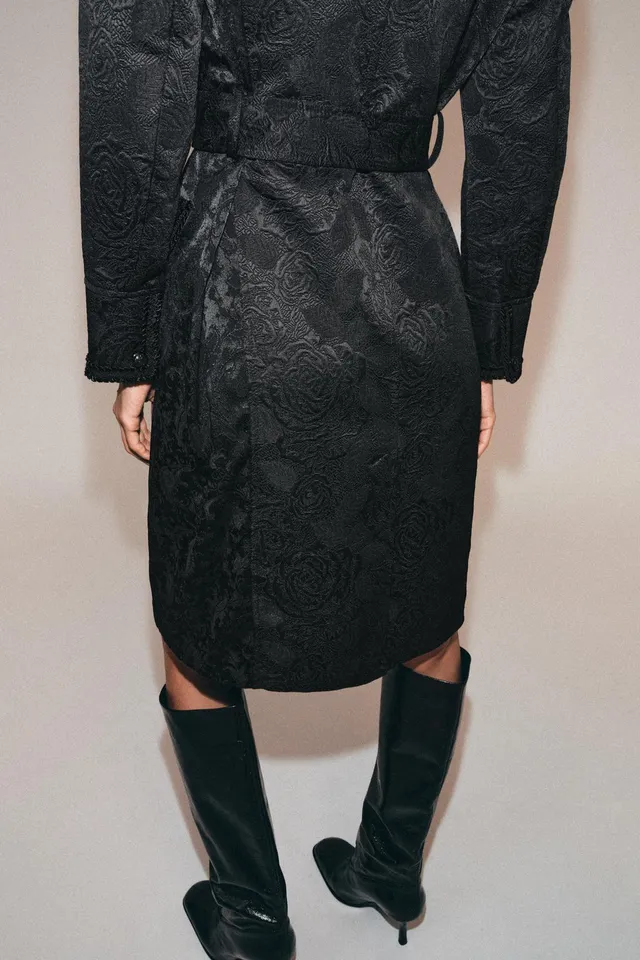 ZW COLLECTION MIDI JACQUARD COAT – image 5