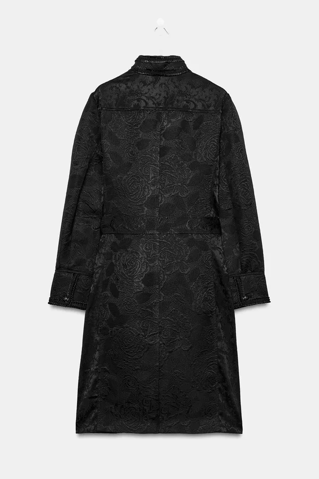 ZW COLLECTION MIDI JACQUARD COAT – image 7