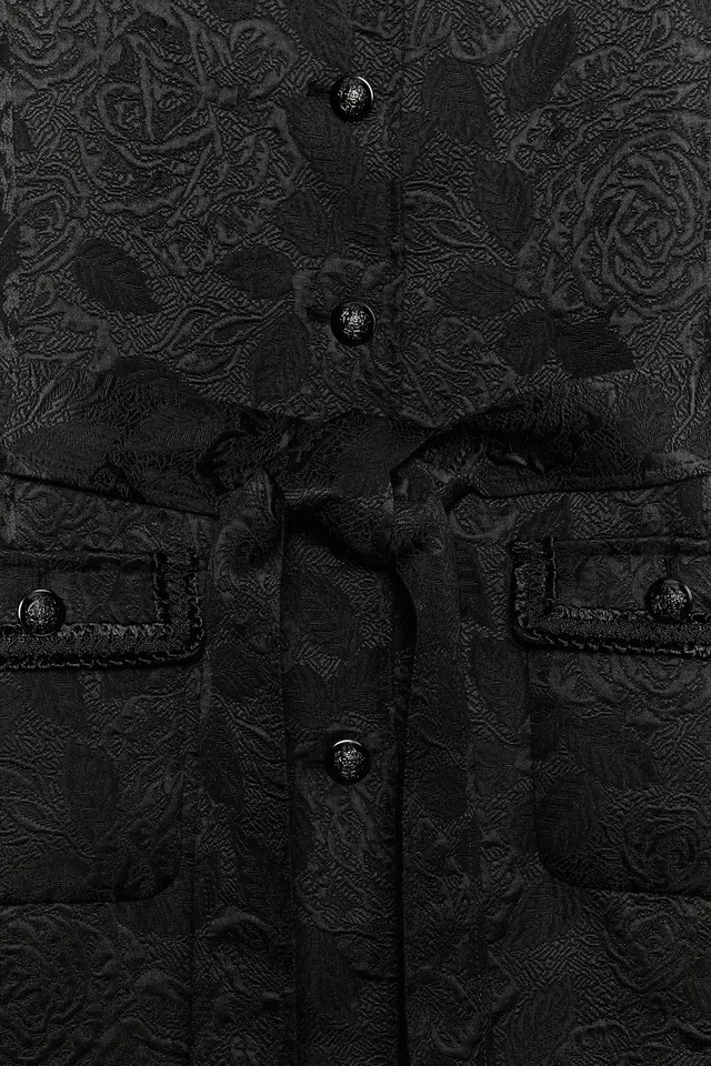 ZW COLLECTION MIDI JACQUARD COAT – image 8