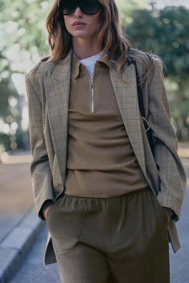 OVERSIZE DOUBLE-BREASTED BLAZER – image 2