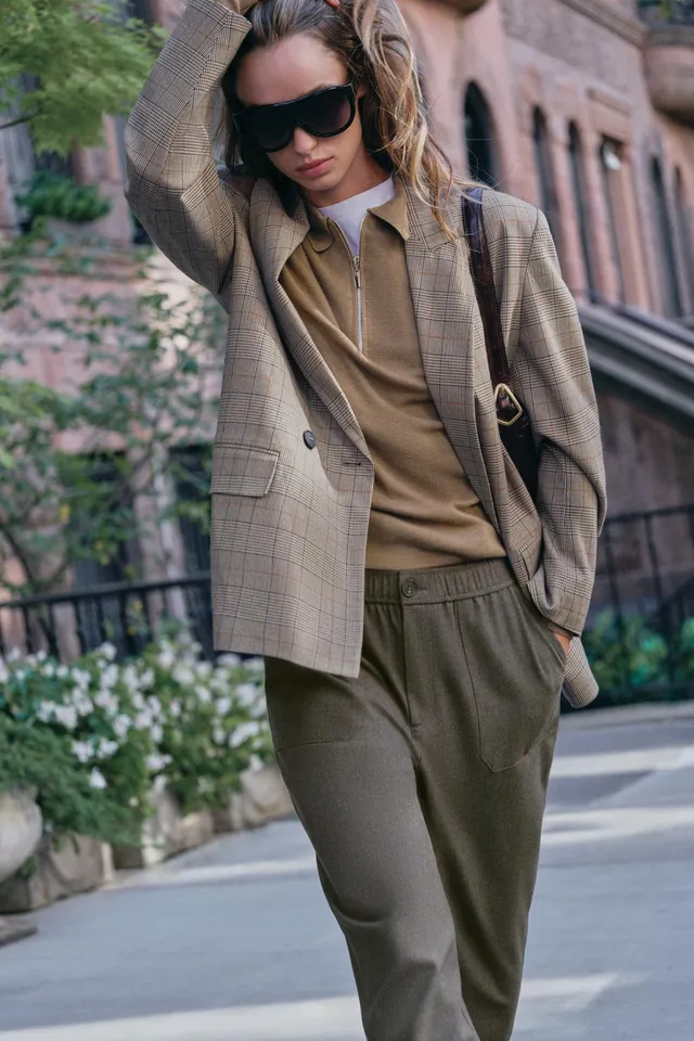 OVERSIZE DOUBLE-BREASTED BLAZER – image 3