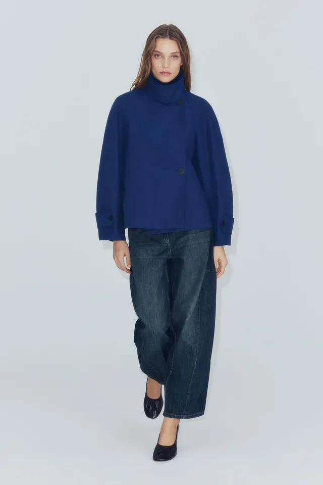 ZW COLLECTION SHORT TRENCH COAT