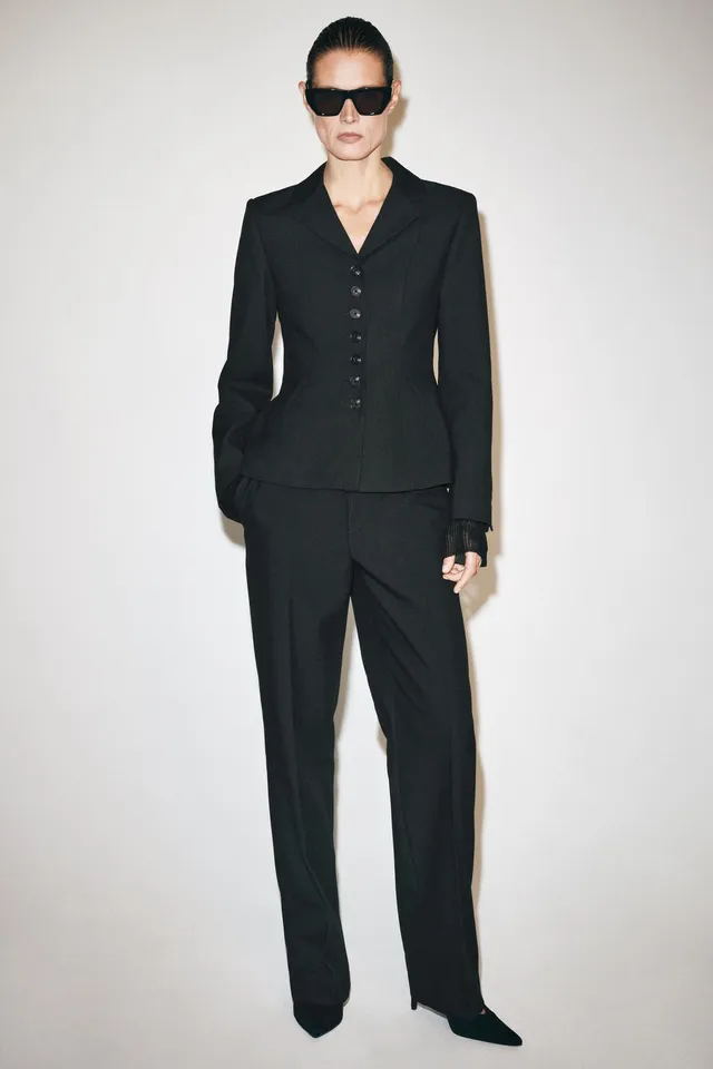 ZW COLLECTION TAILORED CROPPED BLAZER