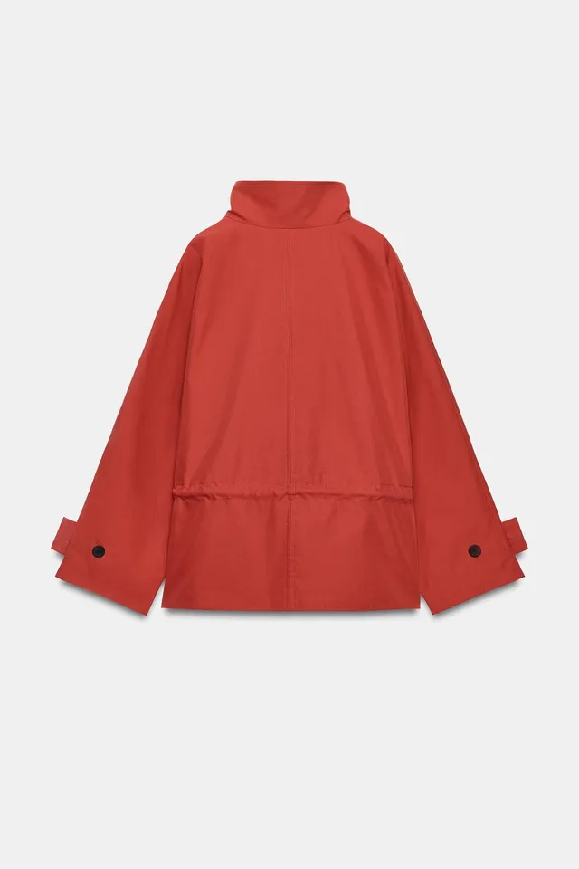 ZW COLLECTION SHORT Oversize TRENCH – image 2