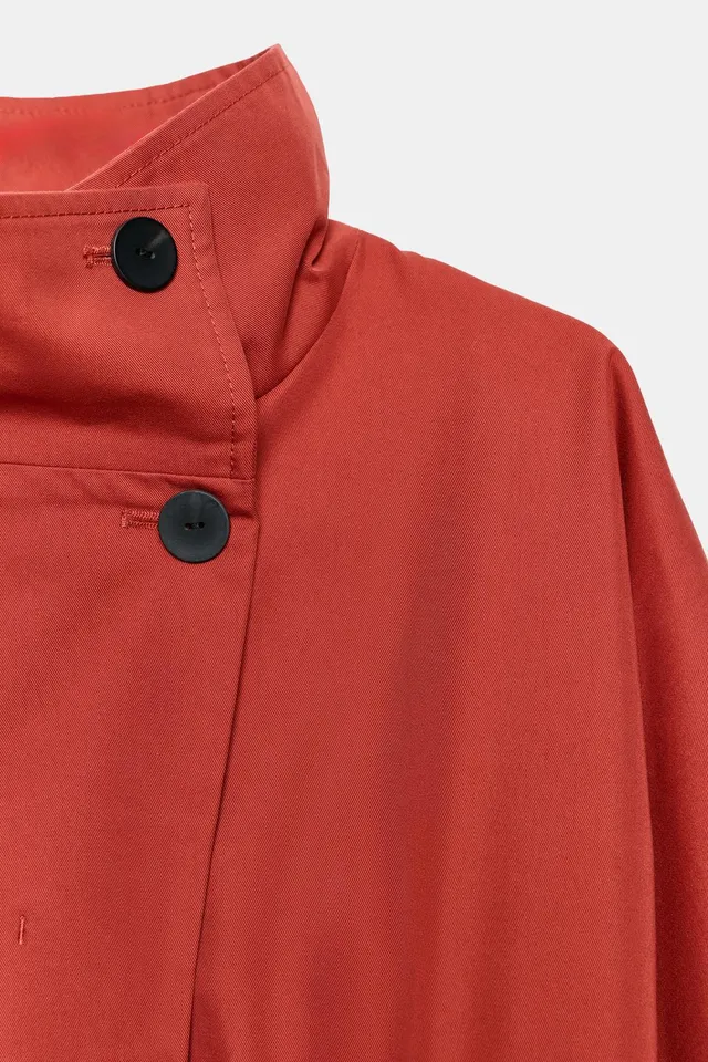 ZW COLLECTION SHORT Oversize TRENCH – image 3