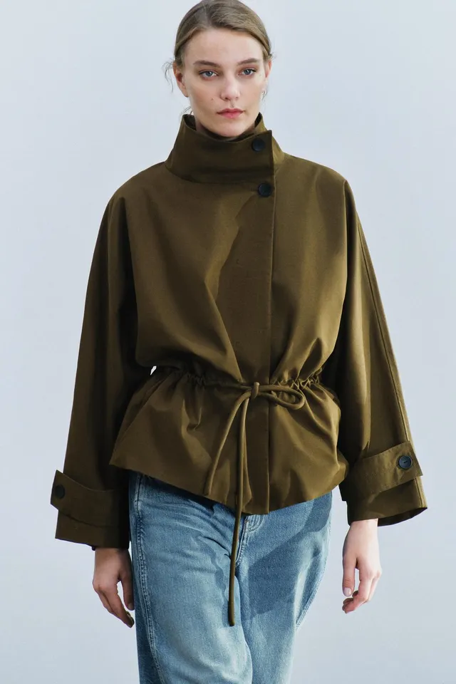 ZW COLLECTION SHORT Oversize TRENCH – image 3