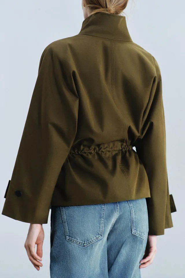 ZW COLLECTION SHORT Oversize TRENCH – image 4