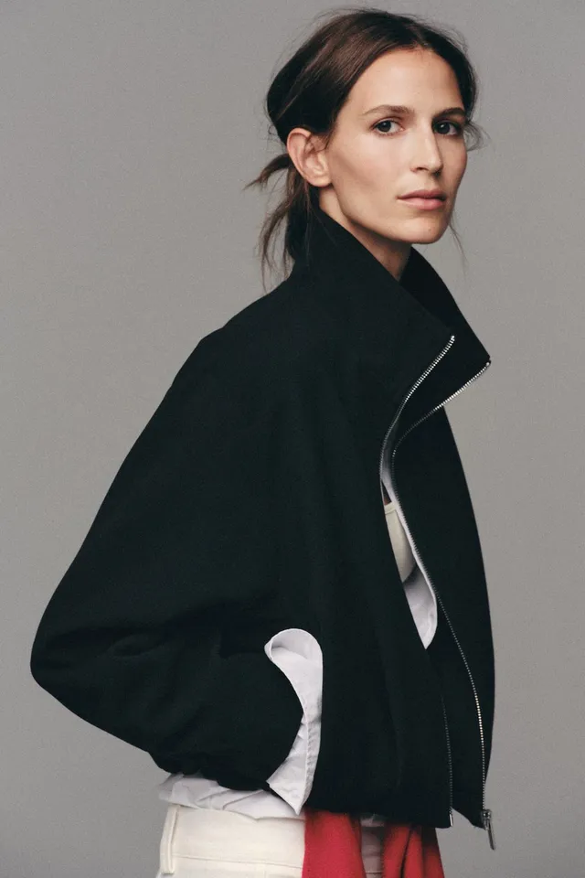 HIGH NECK BOMBER JACKET – image 2