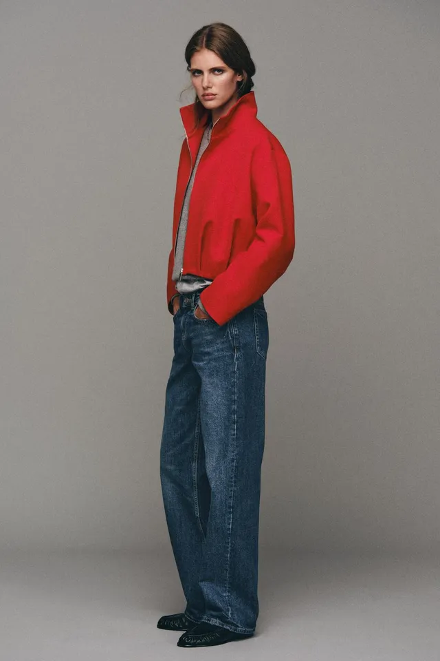 HIGH NECK BOMBER JACKET – image 3