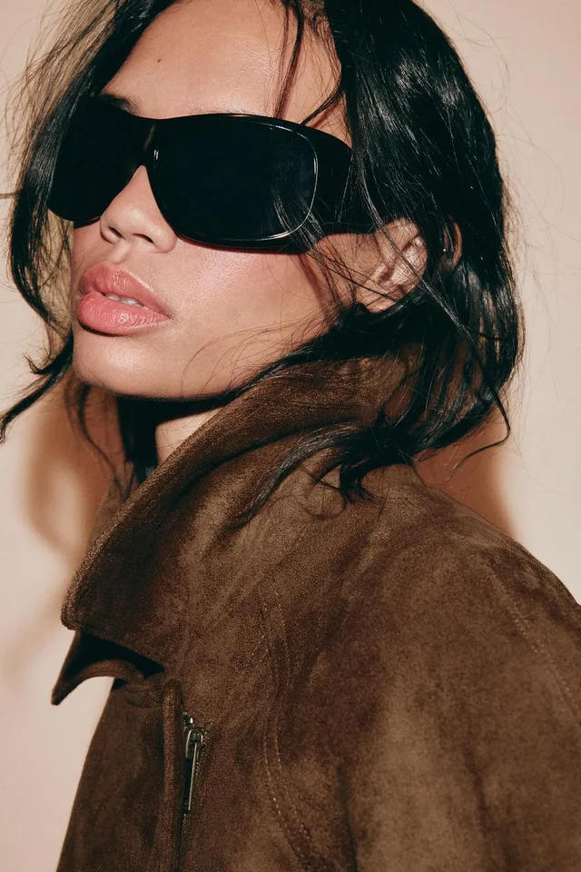 FAUX SUEDE BELTED JACKET – image 4