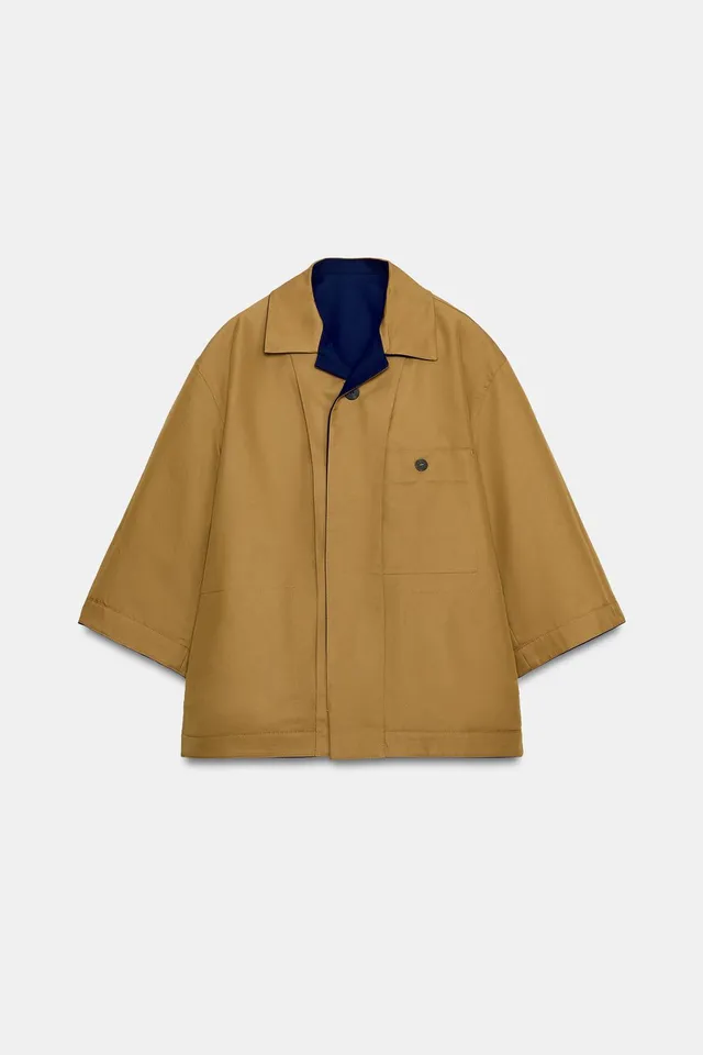 معطف ترنش قصير قابل للقلب من Zara – صورة 12